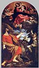 The Virgin Appears to St. Luke and Catherine by Annibale Carracci